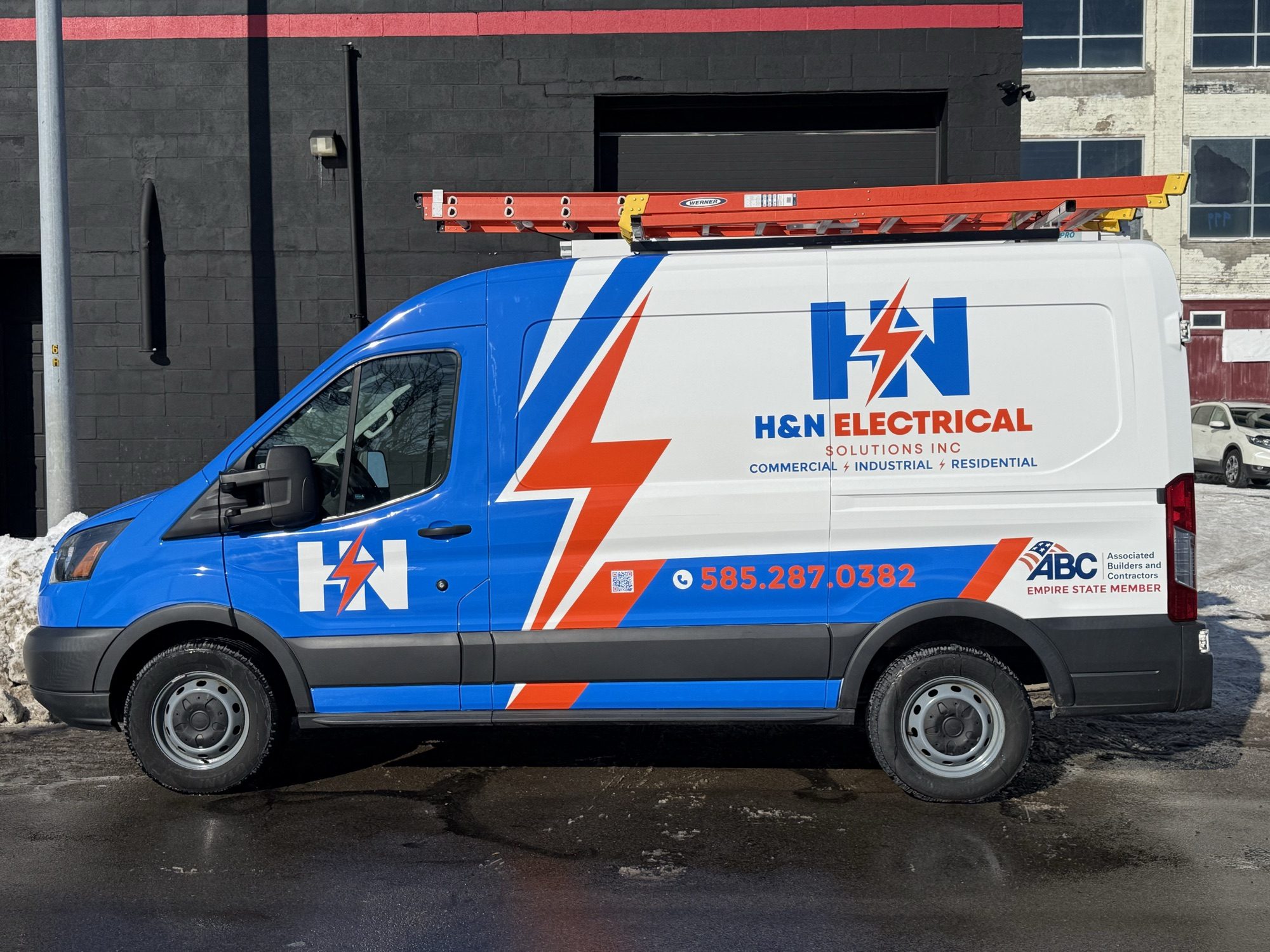 H&N Electrical Solutions service van